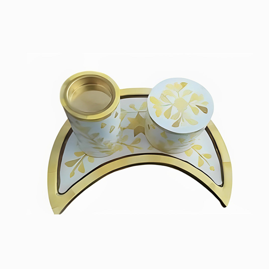 Moon Candle Holder Tray