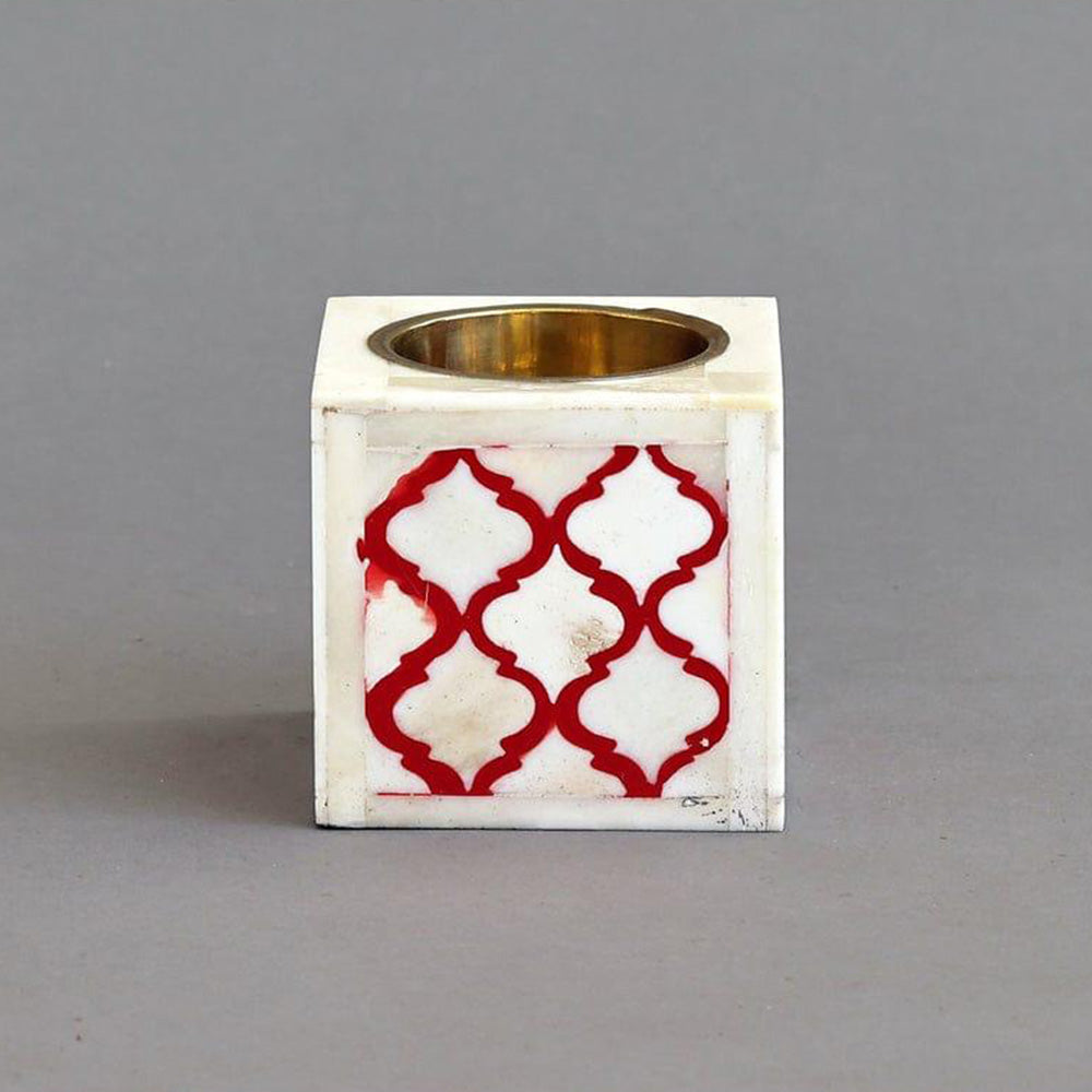 Minar Tea Light  Candle Holder (Square )